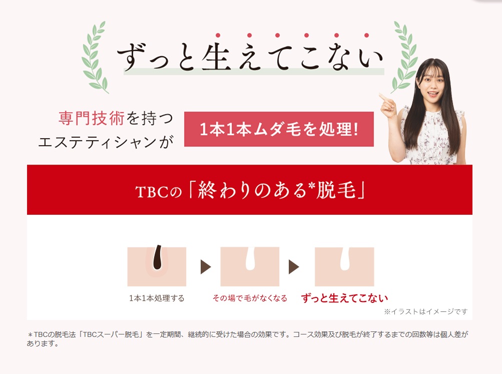 ずっと生えて来ない脱毛